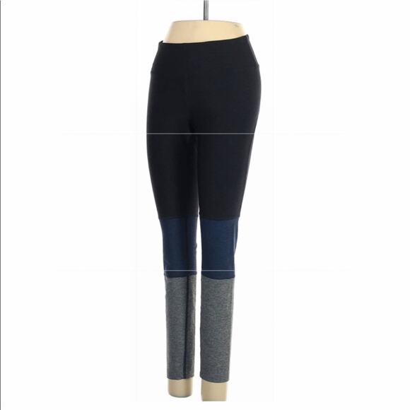 Outdoor Voices Spring 7/8 Black/Navy/Graphite Leggings - Picture 1 of 9